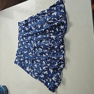 Floral Ruffle Skirt